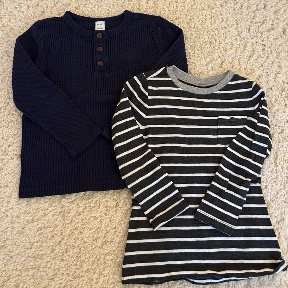 Old Navy 4T Boys Long Sleeve Bundle